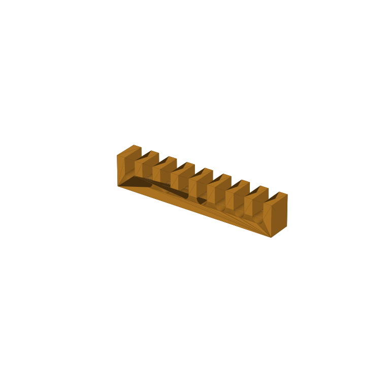 Cable comb organizer bar