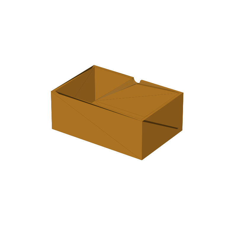 Project enclosure with friction lid